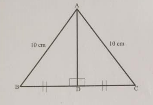 Pythagoras theorem questions basic mathematics form two exam past papers