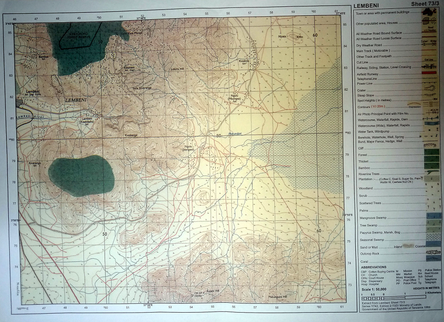 Map reading and interpretation