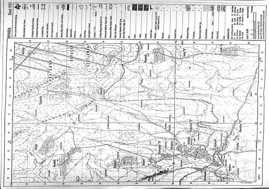 Map reading form five